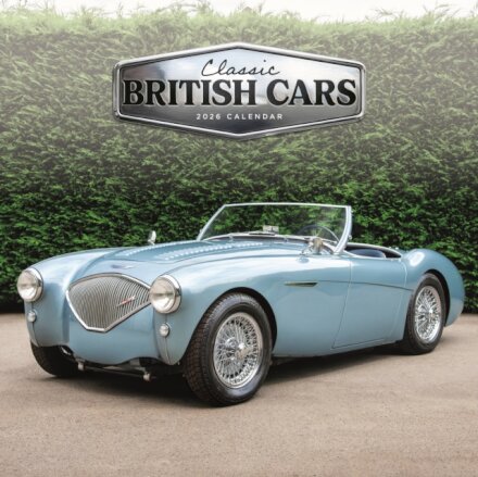 Classic British Cars Square Wall Calenda