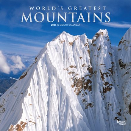 Mountains, World's Greatest 2027 Square Flap FOIL