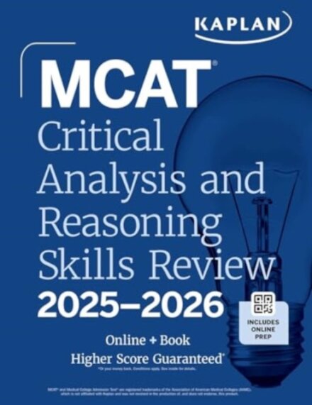 MCAT Critical Analysis and Reasoning Skills Review 2025-2026