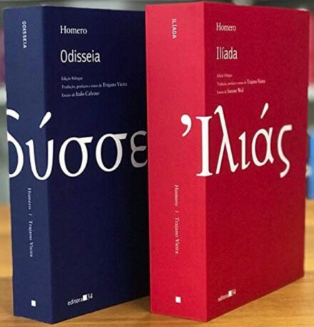 Homero 2 vols Ilíada e Odisseia
