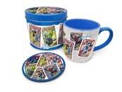 MARVEL RETRO (COLLECTORS CARDS) MUG TIN SET