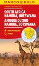 South Africa, Namibia & Botswana Marco Polo Map