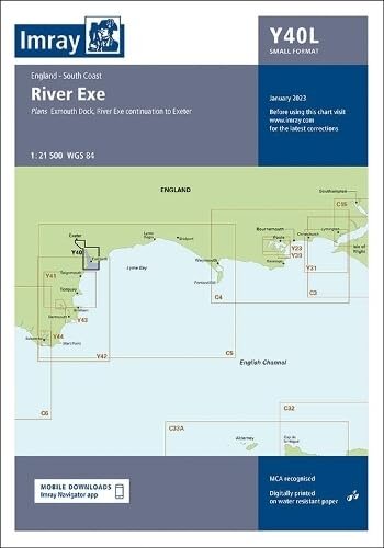 Imray Chart Y40 Laminated : River Exe (Small Format) : 40