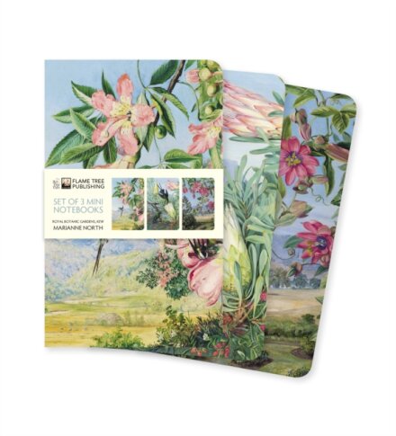 Kew Gardens: Marianne North Set of 3 Mini Notebooks