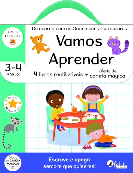 Vamos Aprender 3-4 Anos: Malinha Escreve e Apaga
