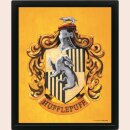 Harry Potter (Colourful Crest Hufflepuff) 3D Lenticular Poster (Framed)