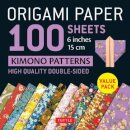 Origami Paper 100 sheets Kimono Patterns 6" (15 cm)