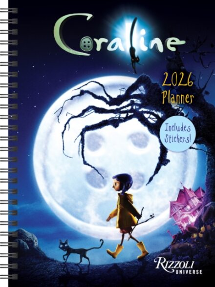 Coraline 2026 Planner Calendar (Includes Stickers)