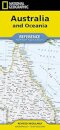 National Geographic Australia and Oceania Map (Folded with Flags and Facts)