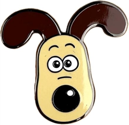 Gromit Head Pin Badge
