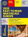 2025 Philip's Easy to Read Multiscale Road Atlas Europe