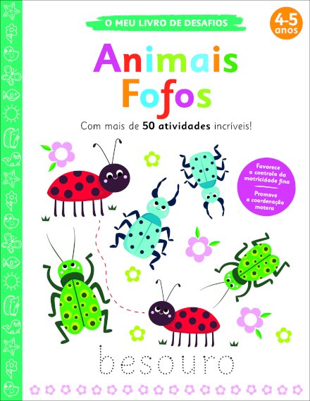 O Meu Livro de Desafios: Animais Fofos