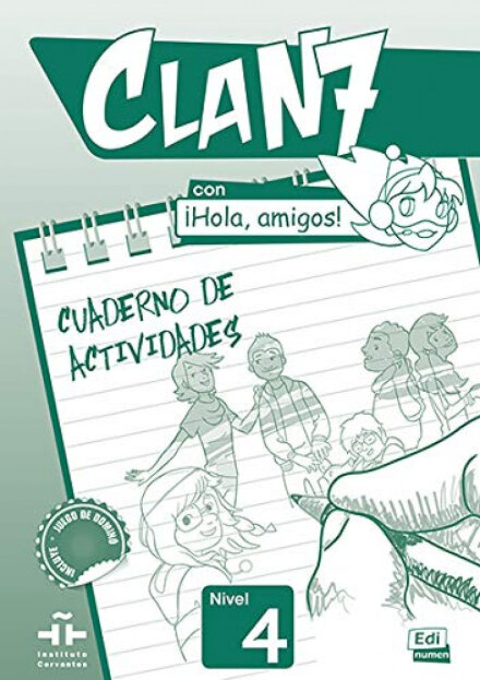 Clan 7 con ¡Hola, amigos! Nivel 4 - Cuaderno de actividades