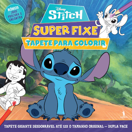 Stitch: Super Fixe Tapete para Colorir