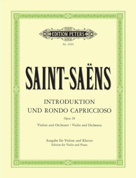 Introduction and Rondo capriccioso Op. 28 (Edition for Violin and Piano)