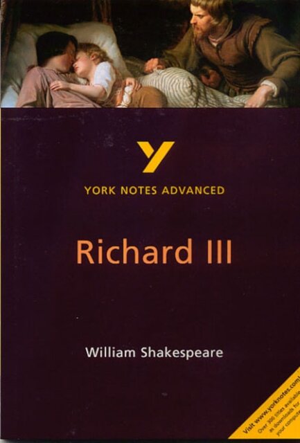 Richard III (York Notes Advanced) English Literature Study Guide - for 2026, 2027 exams