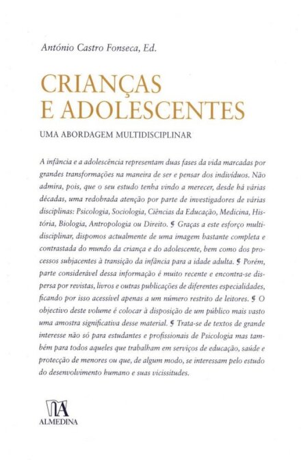 Crianças e Adolescentes - Uma Abordagem Multidisciplinar