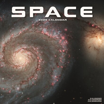 Space Calendar 2026 Square Wall Calendar - 16 Month