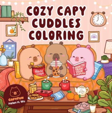 Cozy Capy Cuddles Coloring