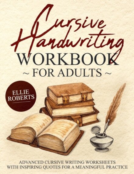 Cursive Handwriting Workbook for Adults