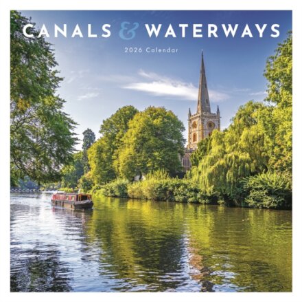 Canals Waterways Square Wall Calendar 20