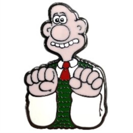 Wallace Cheese Pin Badge