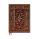 First Folio (Shakespeare’s Library) Ultra 12-month Verso Hardback Dayplanner 2025 (Elastic Band Closure)