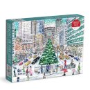 Michael Storrings Snowfall on Park Avenue 1000 Piece Puzzle
