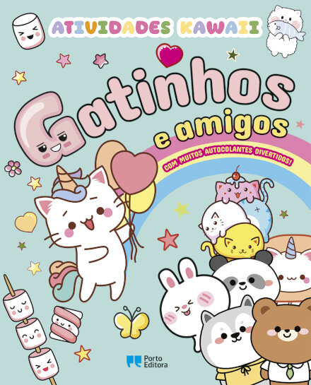 Gatinhos E Amigos - Atividades Kawaii Com Autocolantes
