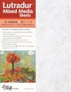 Lutradur (R) Mixed Media Sheets : 10 Sheets, 8 1/2" x 11" * 5 Regular (70 Gram) * 5 Heavyweight (100 Gram)