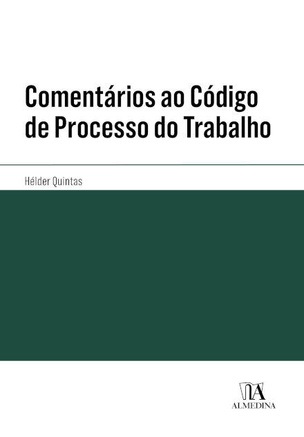 Comentários Ao Código De Processo Do Trabalho