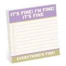 Knock Knock It’s Fine Large Sticky Notes (4x4in)