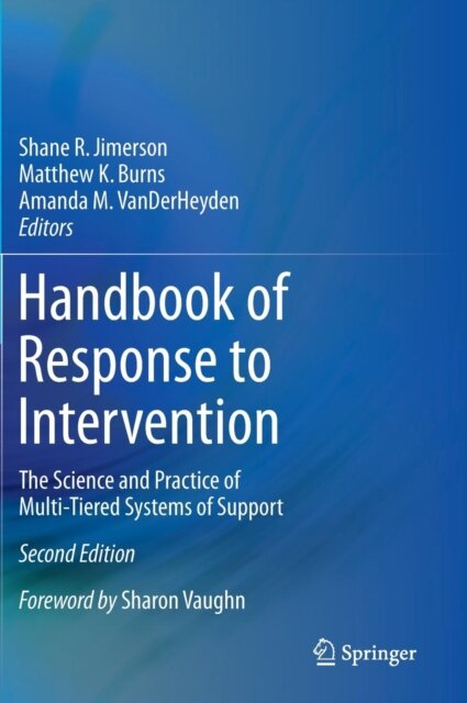 Handbook of Response to Intervention