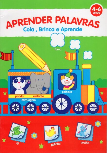Aprende Palavras  - Cola, Brinca e Aprende