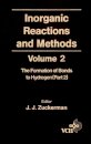 Inorganic Reactions and Methods, The Formation of the Bond to Hydrogen (Part 2)
