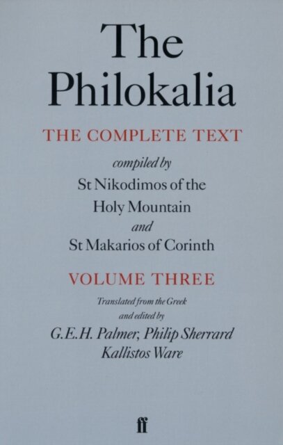 The Philokalia Vol 3