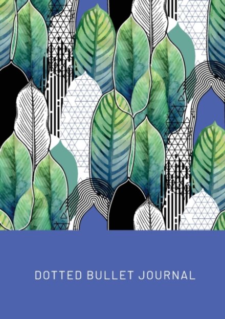 Geometric Leaves - Dotted Bullet Journal