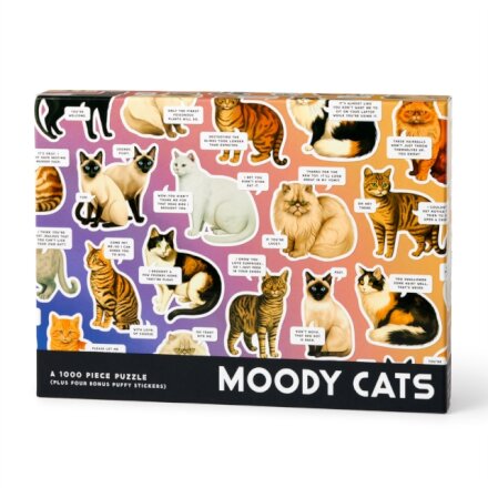 Moody Cats 1000 Piece Puzzle