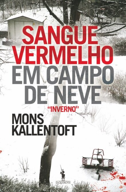 Sangue Vermelho Em Campo De Neve