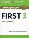 Cambridge English First 3 Student's Book without Answers