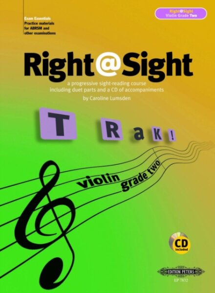 Right@Sight for Violin, Grade 2 (includes duet parts and a CD of accompaniments)
