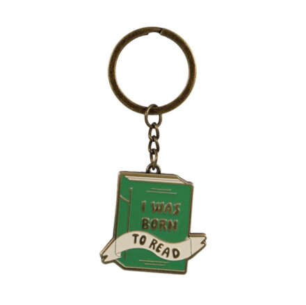 Keyring Metal - Pulteney Press (Born to Read)