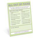Knock Knock All Out of Fucks Nifty Note (Pastel Version)