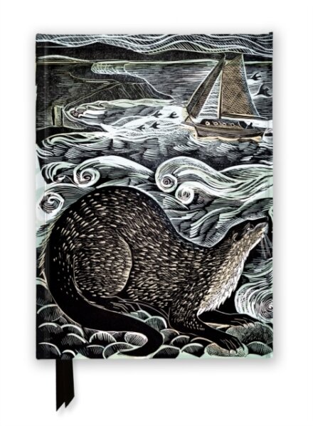 Angela Harding: Shetland Otter & Windsong (Foiled Journal)