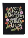 Wicked Embroidered Journal