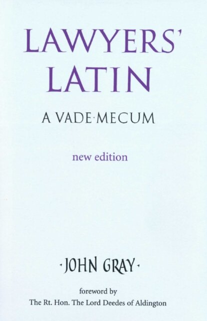 Lawyers' Latin