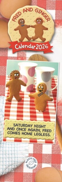 Fred Ginger Slim Calendar 2026