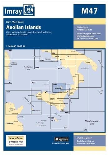 Imray Chart M47 : Aeolian Islands : 47