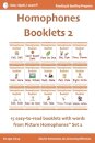 HOMOPHONES BOOKLETS 2 - Fun & Easy-to-Read 15 Booklets with words from Picture Homophones(TM) SET 2