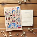 Julia Gash Wooden Postcard - London